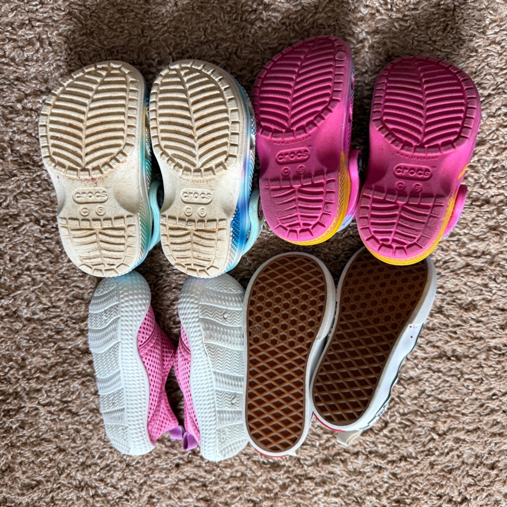 Kids 5C Shoe Bundle Crocs, Vans - Picture 4 of 8